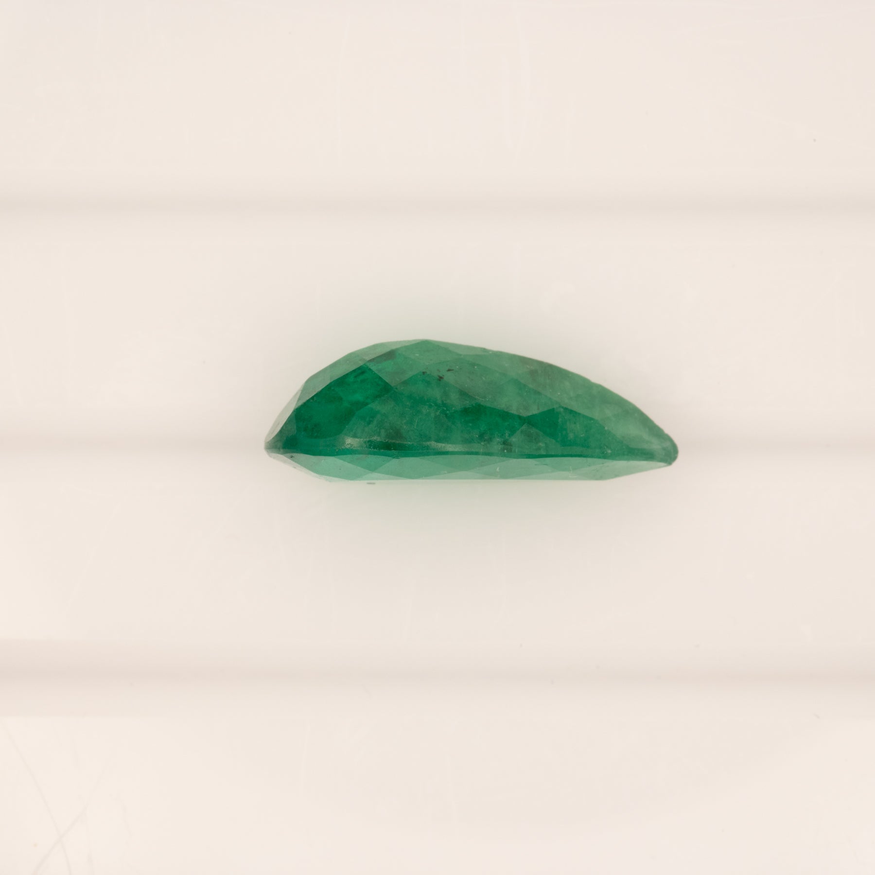 5.5ct zambian emerald pear 17.2x9.8mm loose green gemstone