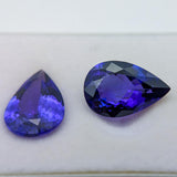 6.65Ct AAA Deluxe Tanzanite Pear Cut 16.5x10.9mm – Natural Blue Violet Loose Gemstone, Fine Collector Grade