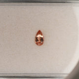 Natural Brazilian Imperial Topaz Pear Cut Loose Gem ~0.56cts - Rare Earth-Mined Gemstone