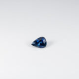 1.45 carat natural blue sapphire, pear 8.7x6.3mm loose gemstone