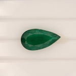 7.07ct zambian emerald pear 19.2x10.3mm loose green gemstone