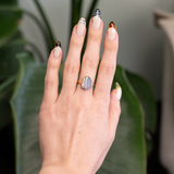 Ates Solid 14k Gold Boulder Opal Ring with Natural Diamonds Accents