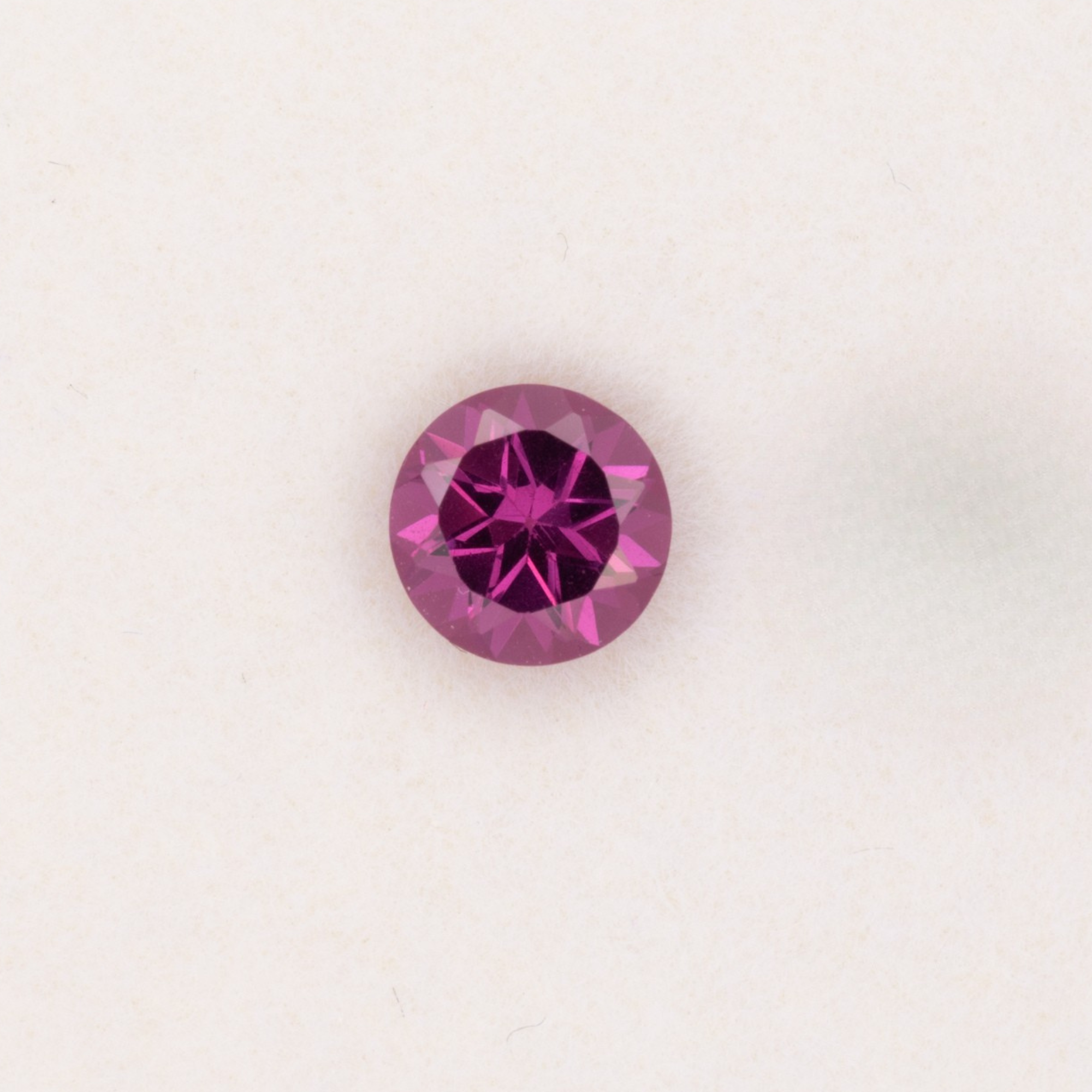 1.07ct Purple Garnet round 6mm loose purple gemstone