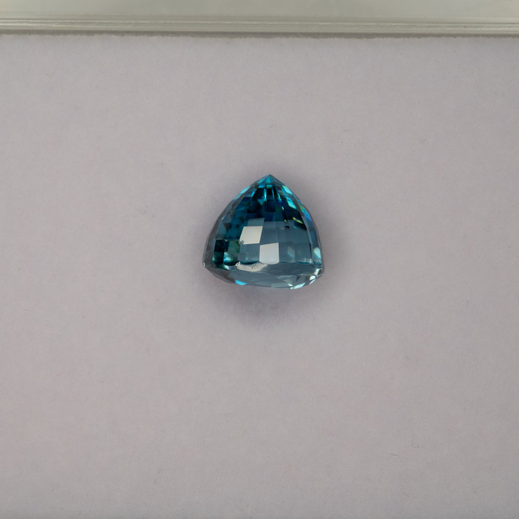 natural cambodian blue zircon oval loose gemstone