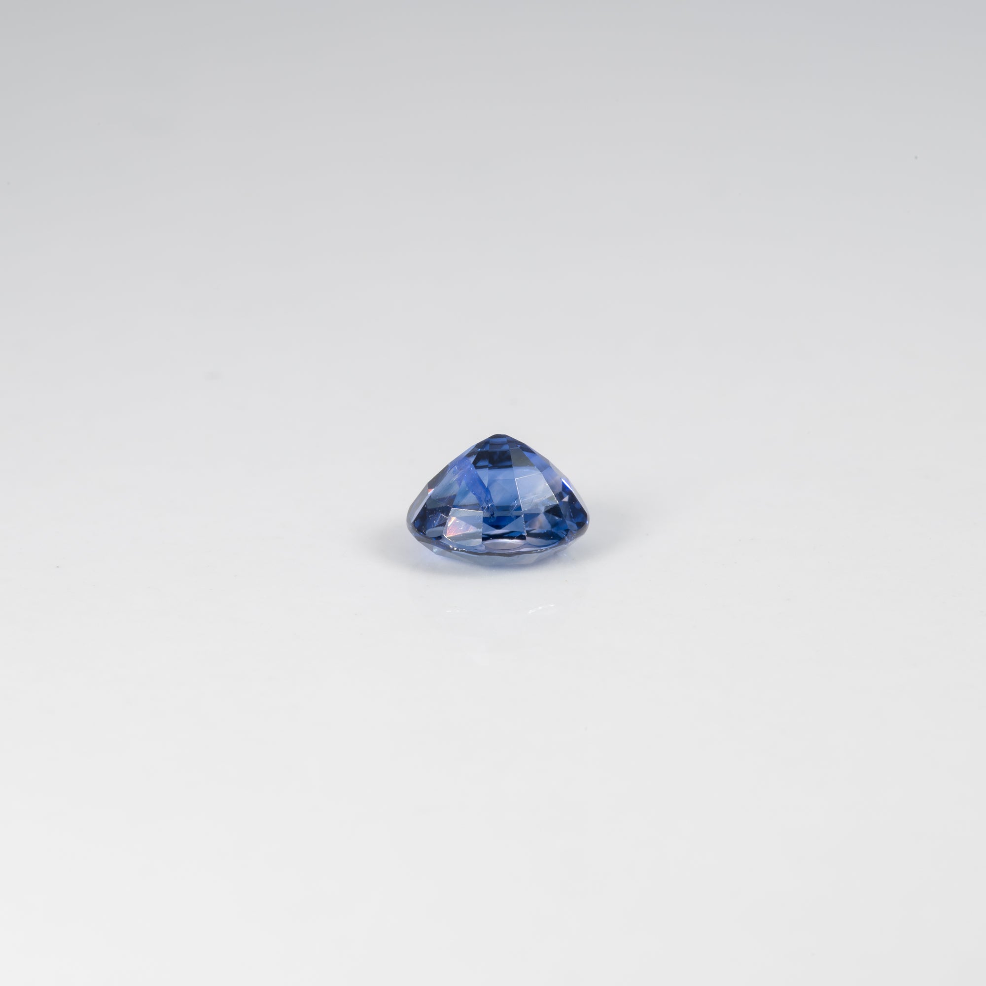 1.14 carat natural blue sapphire oval 6.1x5.3mm loose gemstone – view 4