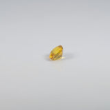 1.28 carat natural yellow sapphire cushion 6mm loose gemstone – view 4