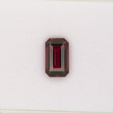 4.8ct Purple Garnet emerald cut 12x7.3mm loose purple gemstone