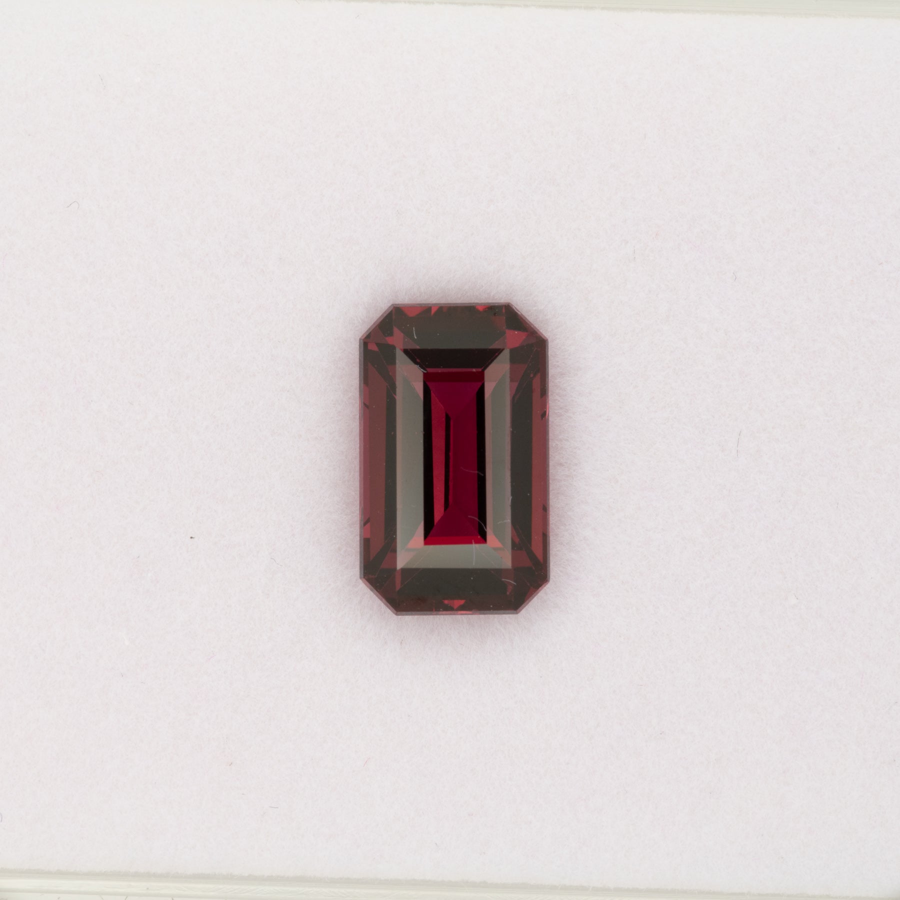 4.8ct Purple Garnet emerald cut 12x7.3mm loose purple gemstone