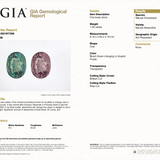 GIA report 5231977206 for 1.07 carat natural untreated color-change alexandrite