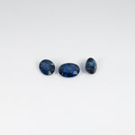 0.89 carat natural blue sapphire oval 7x5mm loose gemstone – view 2
