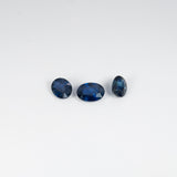 0.89 carat natural blue sapphire oval 7x5mm loose gemstone – view 2