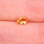 1.05 Carat Imperial Topaz Gemstone | Oval 6x4mm | Loose Gemstone