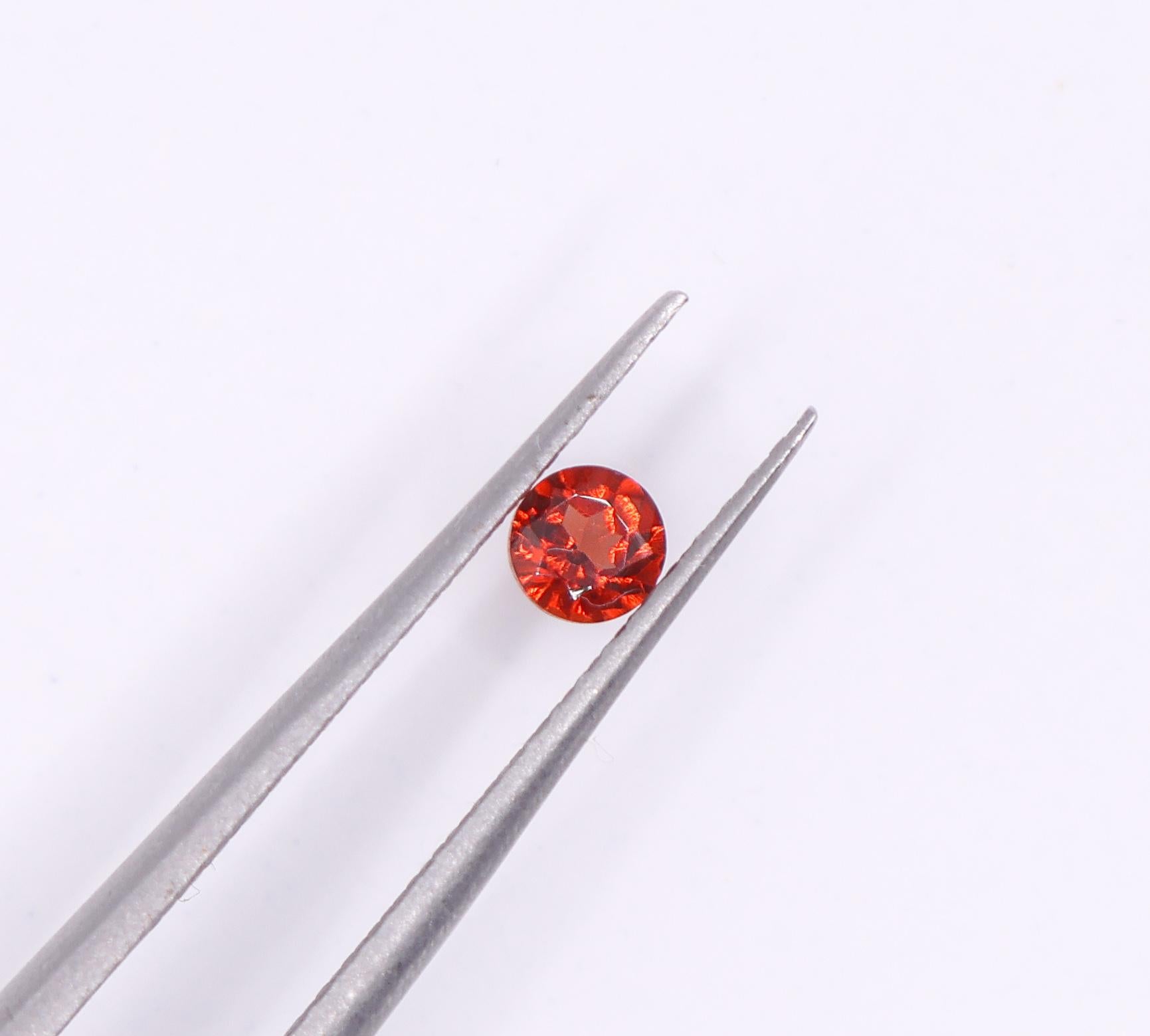 0.15 Carat Garnet Gemstone | Round 3mm | Loose Gemstone