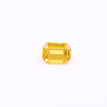 1.61 Carat Yellow Sapphire Gemstone | Emerald Cut 7x5mm | Loose Gemstone