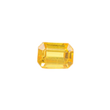 1.61 Carat Yellow Sapphire Gemstone | Emerald Cut 7x5mm | Loose Gemstone