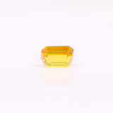 1.61 Carat Yellow Sapphire Gemstone | Emerald Cut 7x5mm | Loose Gemstone