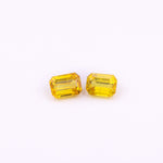 1.61 Carat Yellow Sapphire Gemstone | Emerald Cut 7x5mm | Loose Gemstone