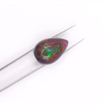 8.46 Carat Black Opal Gemstone | Pear Shape 21x14mm | Loose Gemstone