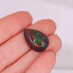 8.46 Carat Black Opal Gemstone | Pear Shape 21x14mm | Loose Gemstone