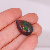 8.46 Carat Black Opal Gemstone | Pear Shape 21x14mm | Loose Gemstone