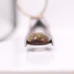 10.73 Carat Black Opal Gemstone | Oval 23x13mm | Loose Gemstone