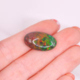 10.73 Carat Black Opal Gemstone | Oval 23x13mm | Loose Gemstone