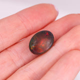 7.38 Carat Black Opal Gemstone | Oval 16x12mm | Loose Gemstone