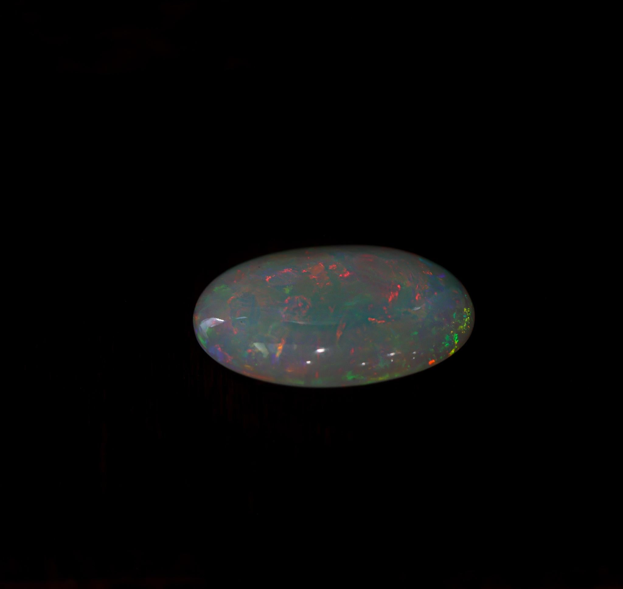 26.72 Carat Ethiopian Opal Gemstone | Oval 29x24mm | Loose Gemstone