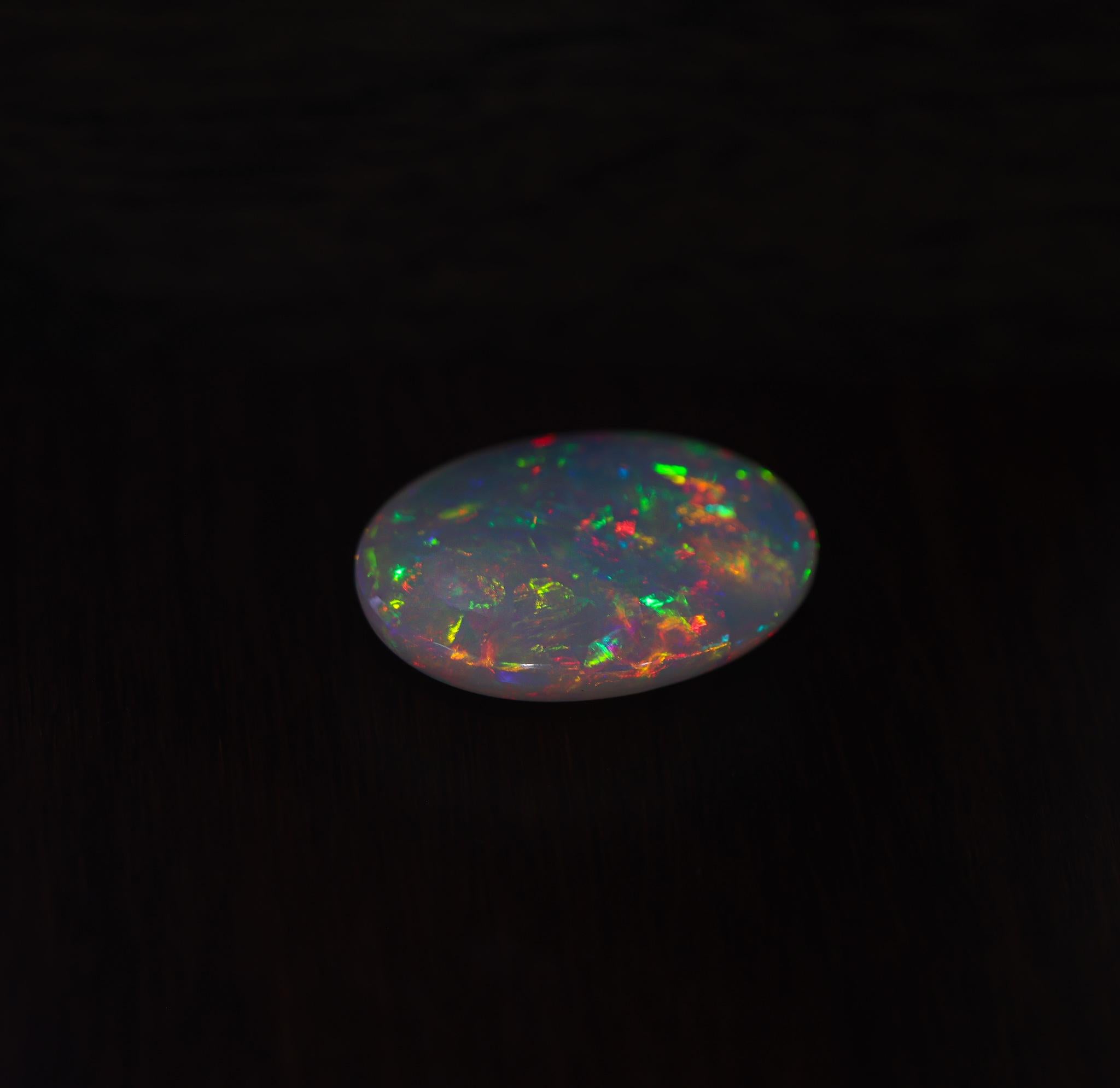 26.72 Carat Ethiopian Opal Gemstone | Oval 29x24mm | Loose Gemstone