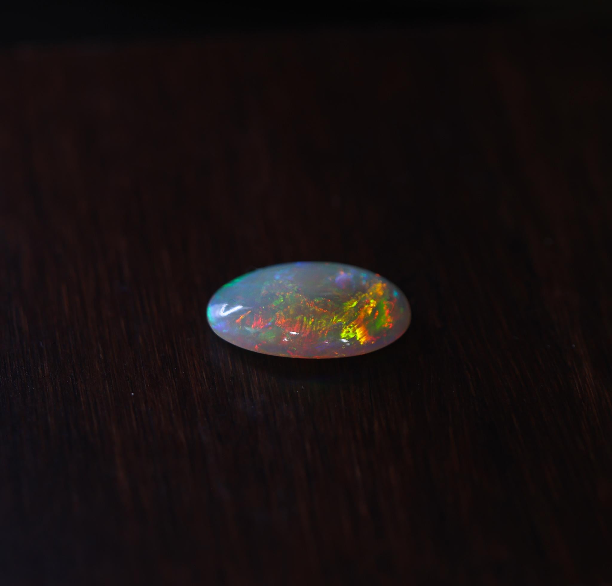 5.03 Carat Ethiopian Opal Gemstone | Oval 18x13mm | Loose Gemstone