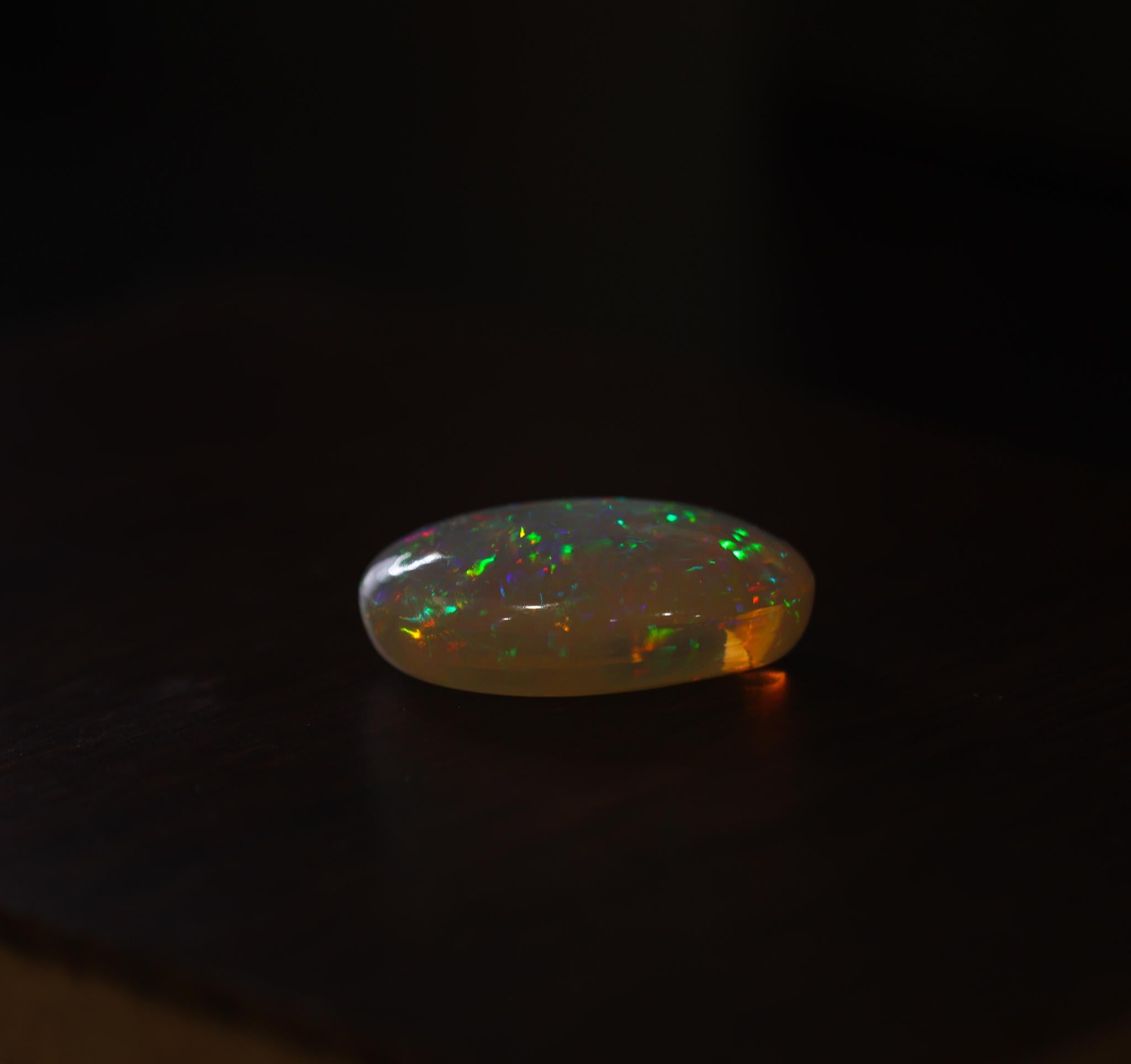 20.27 Carat Ethiopian Opal Gemstone | Oval 24x17mm | Loose Gemstone