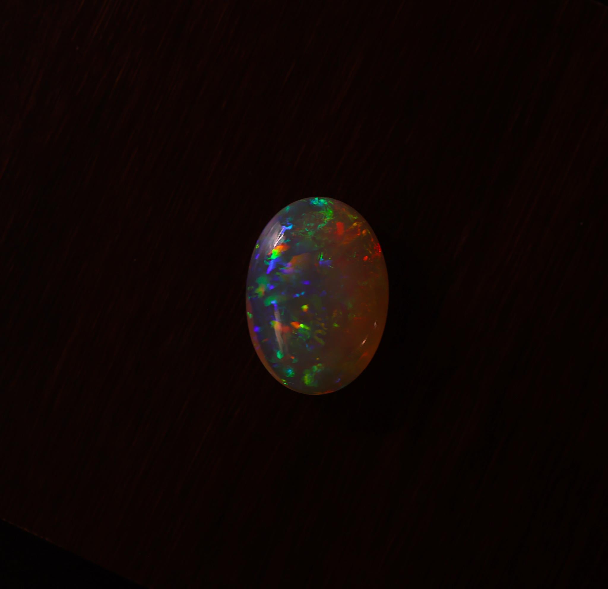 20.27 Carat Ethiopian Opal Gemstone | Oval 24x17mm | Loose Gemstone