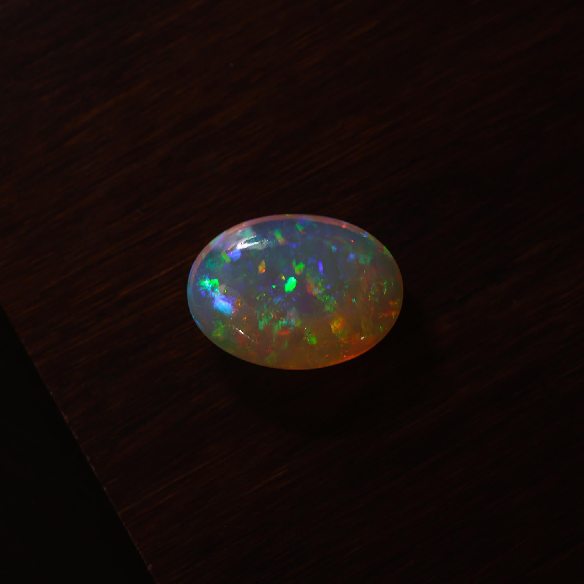 20.27 Carat Ethiopian Opal Gemstone | Oval 24x17mm | Loose Gemstone