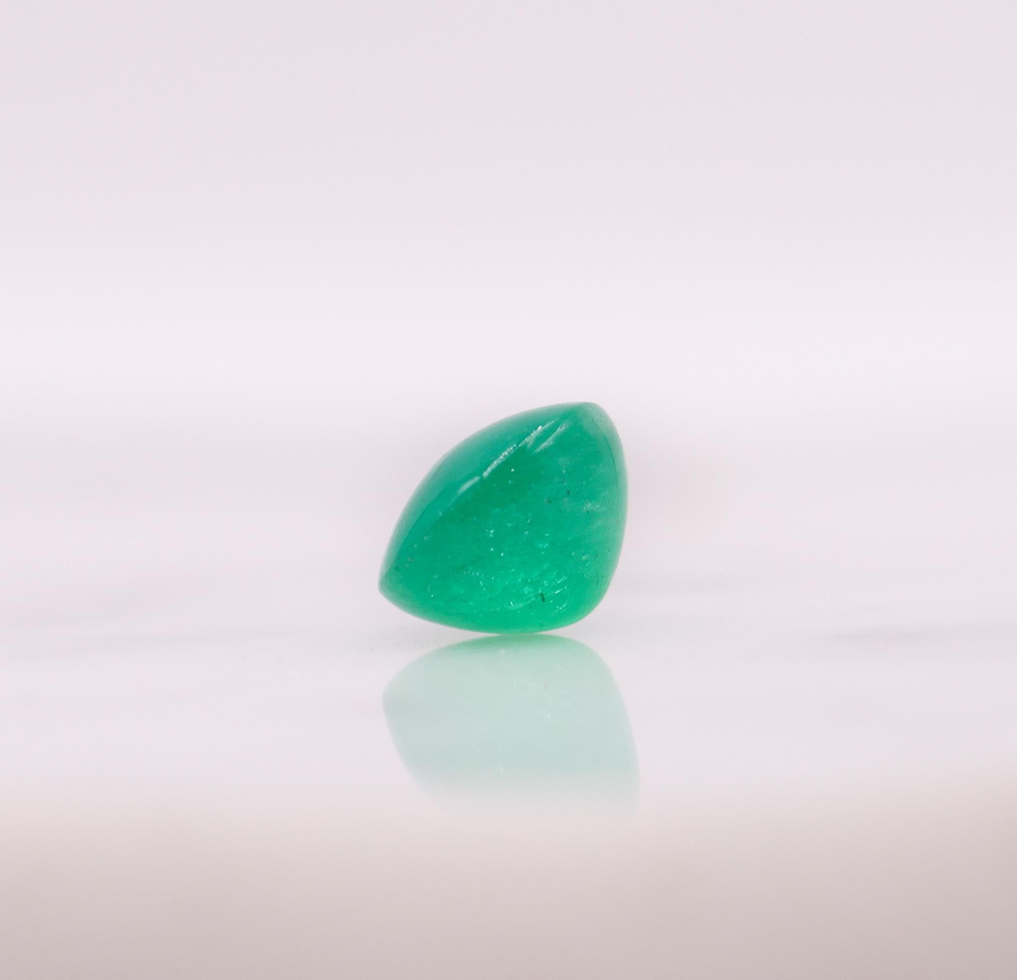 2.84ct Zambian Emerald Gemstone | Oval 9.8 x 7.9mm | Loose Gemstone