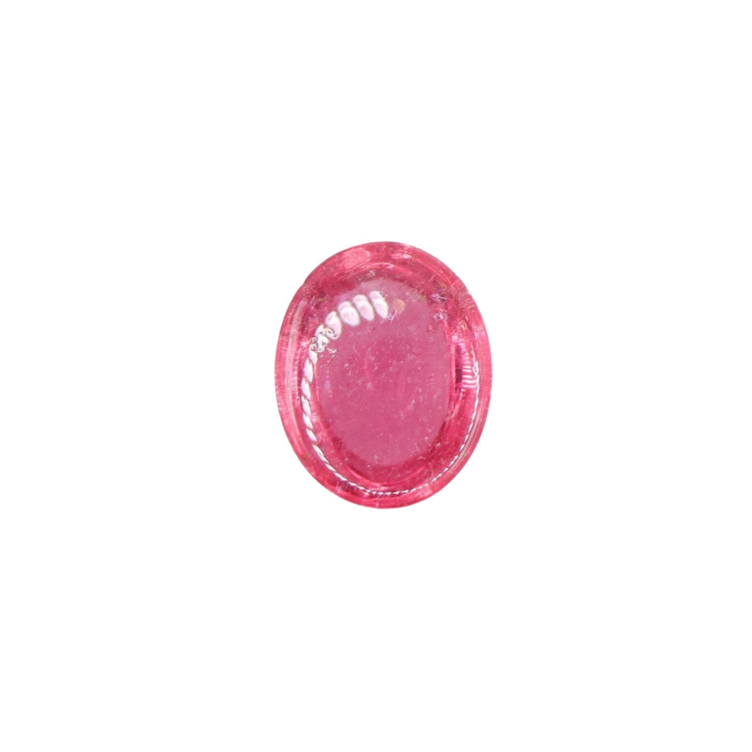 3.37 Carat Pink Tourmaline Gemstone | Oval 10x8mm | Loose Gemstone