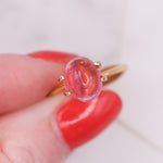 3.37 Carat Pink Tourmaline Gemstone | Oval 10x8mm | Loose Gemstone