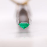 0.66 Carat Colombian Emerald Gemstone | Emerald Cut 5.70x5.38mm | Loose Gemstone