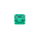 0.66 Carat Colombian Emerald Gemstone | Emerald Cut 5.70x5.38mm | Loose Gemstone