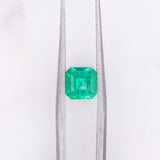 0.68 Carat Colombian Emerald Gemstone | Emerald Cut 5.57x5.36mm | Loose Gemstone