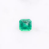 0.68 Carat Colombian Emerald Gemstone | Emerald Cut 5.57x5.36mm | Loose Gemstone