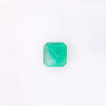 0.68 Carat Colombian Emerald Gemstone | Emerald Cut 5.57x5.36mm | Loose Gemstone