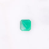 0.68 Carat Colombian Emerald Gemstone | Emerald Cut 5.57x5.36mm | Loose Gemstone