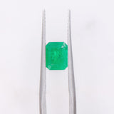 0.79 Carat Colombian Emerald Gemstone | Emerald Cut 6.6x5.12 mm | Loose Gemstone