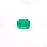 0.79 Carat Colombian Emerald Gemstone | Emerald Cut 6.6x5.12 mm | Loose Gemstone