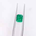 0.48 Carat Colombian Emerald Gemstone | Emerald Cut 6x4.81mm | Loose Gemstone