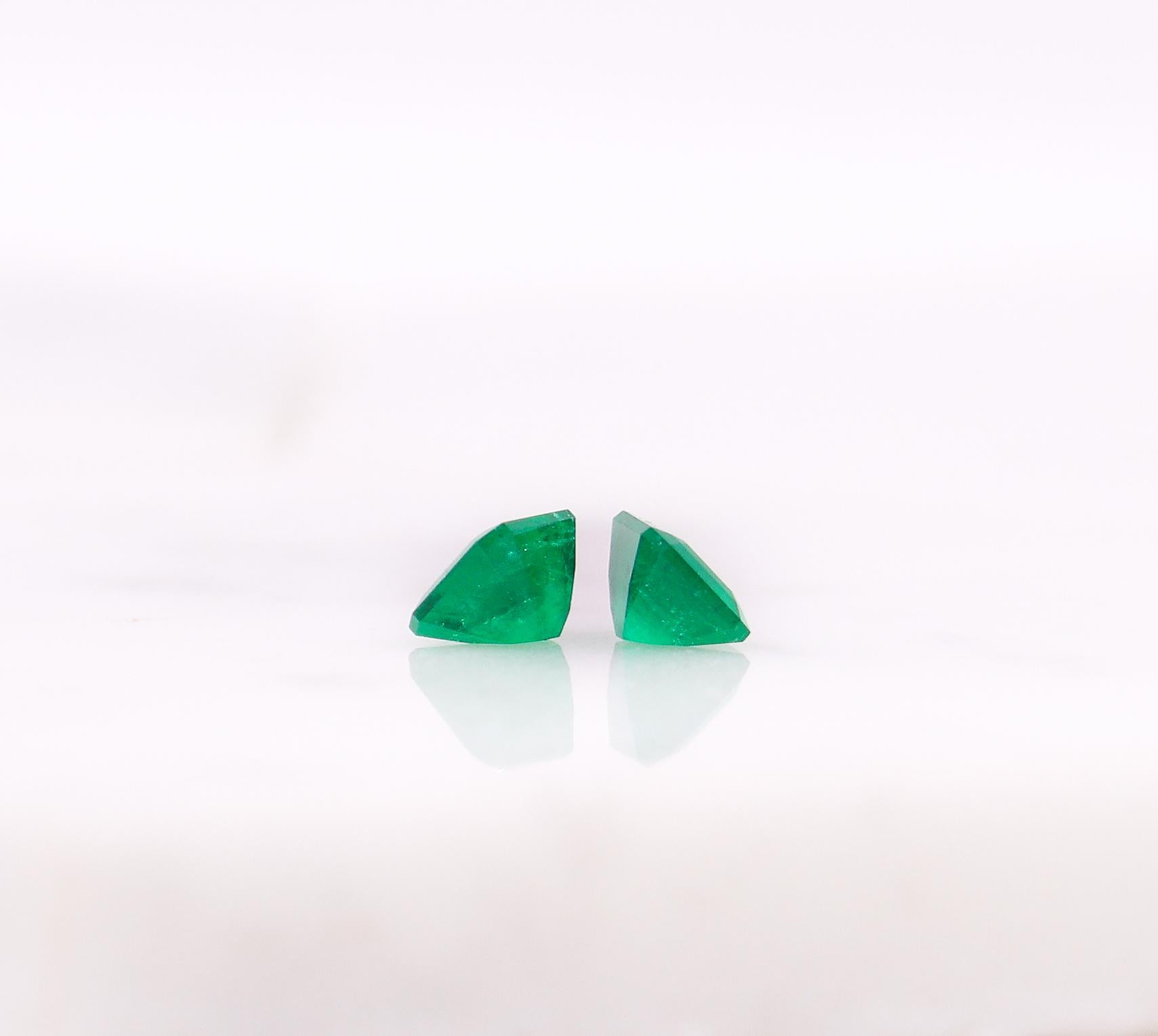 0.36 Carat Colombian Emerald Gemstone | Emerald cut 4.87x3.94mm | Loose Gemstone