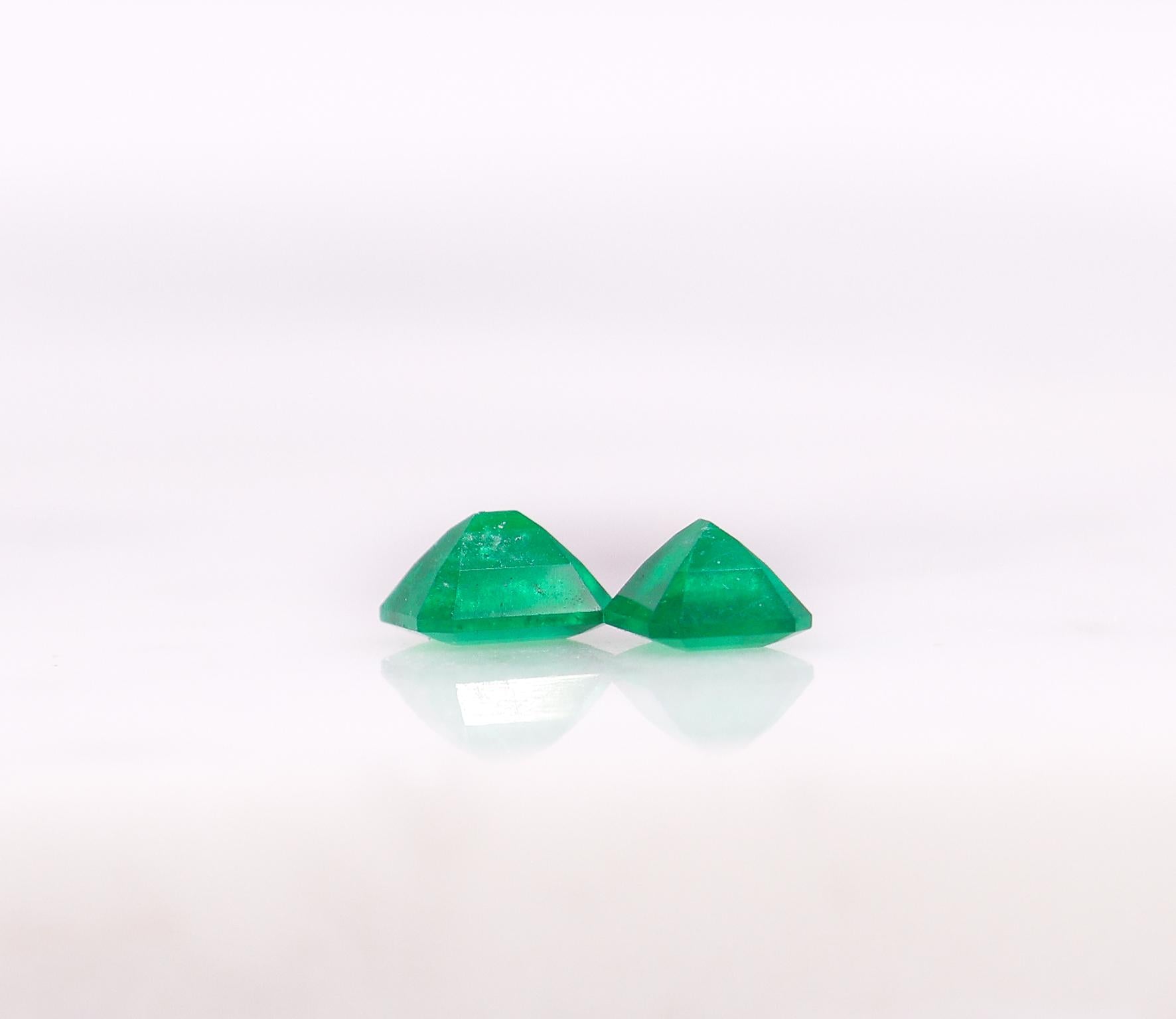 0.36 Carat Colombian Emerald Gemstone | Emerald cut 4.87x3.94mm | Loose Gemstone