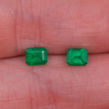 0.36 Carat Colombian Emerald Gemstone | Emerald cut 4.87x3.94mm | Loose Gemstone