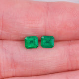 0.48 Carat Colombian Emerald Gemstone | Emerald Cut 5.09x4.72mm | Loose Gemstone