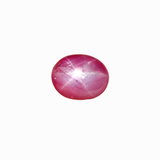 4 Carat Star Ruby Loose Gemstone | Oval 10x8mm